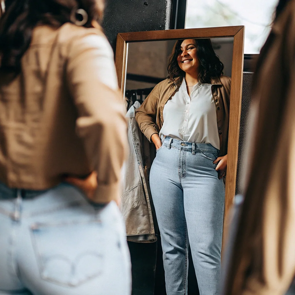 When your old jeans fit again
