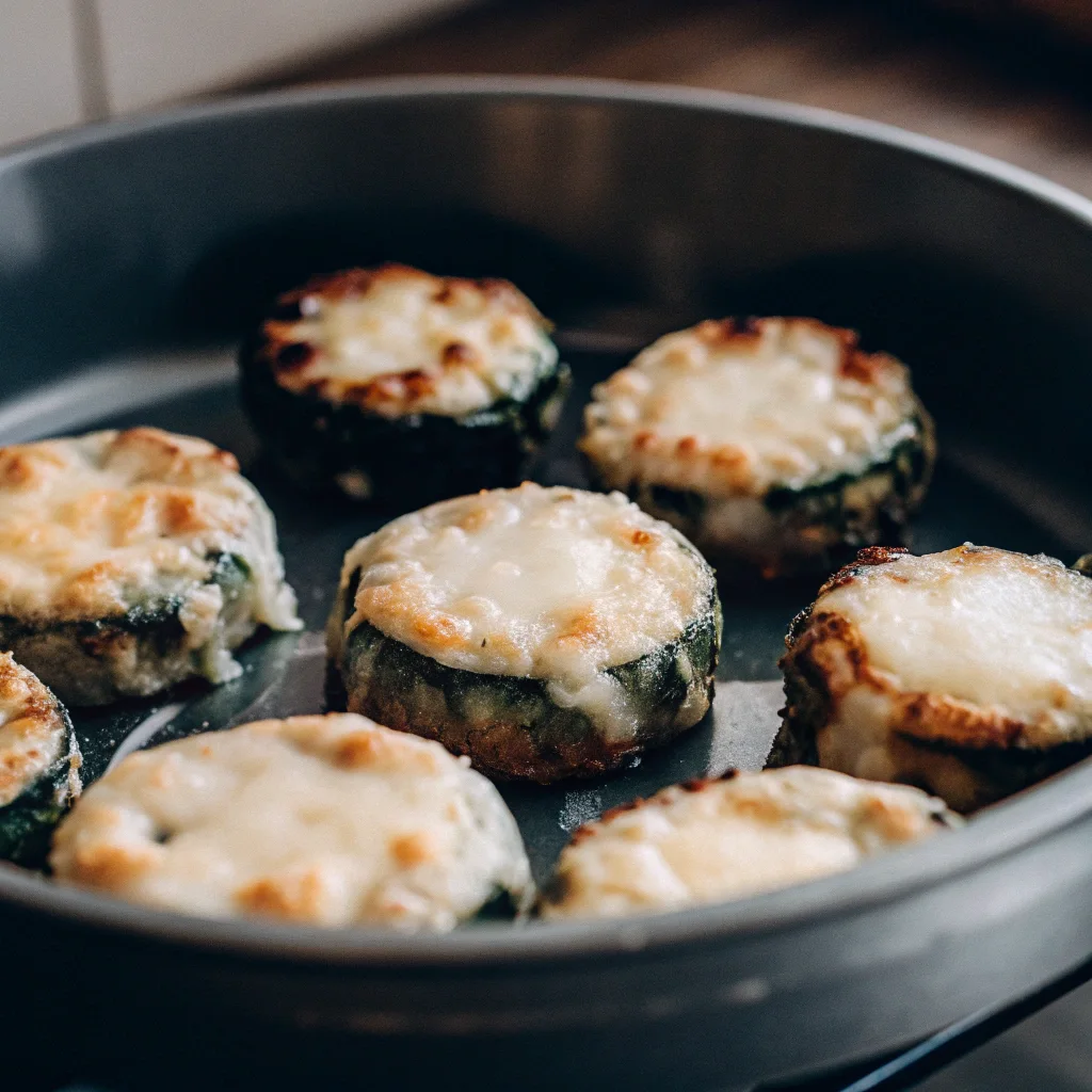 Cheesy Baked Zucchini Rounds