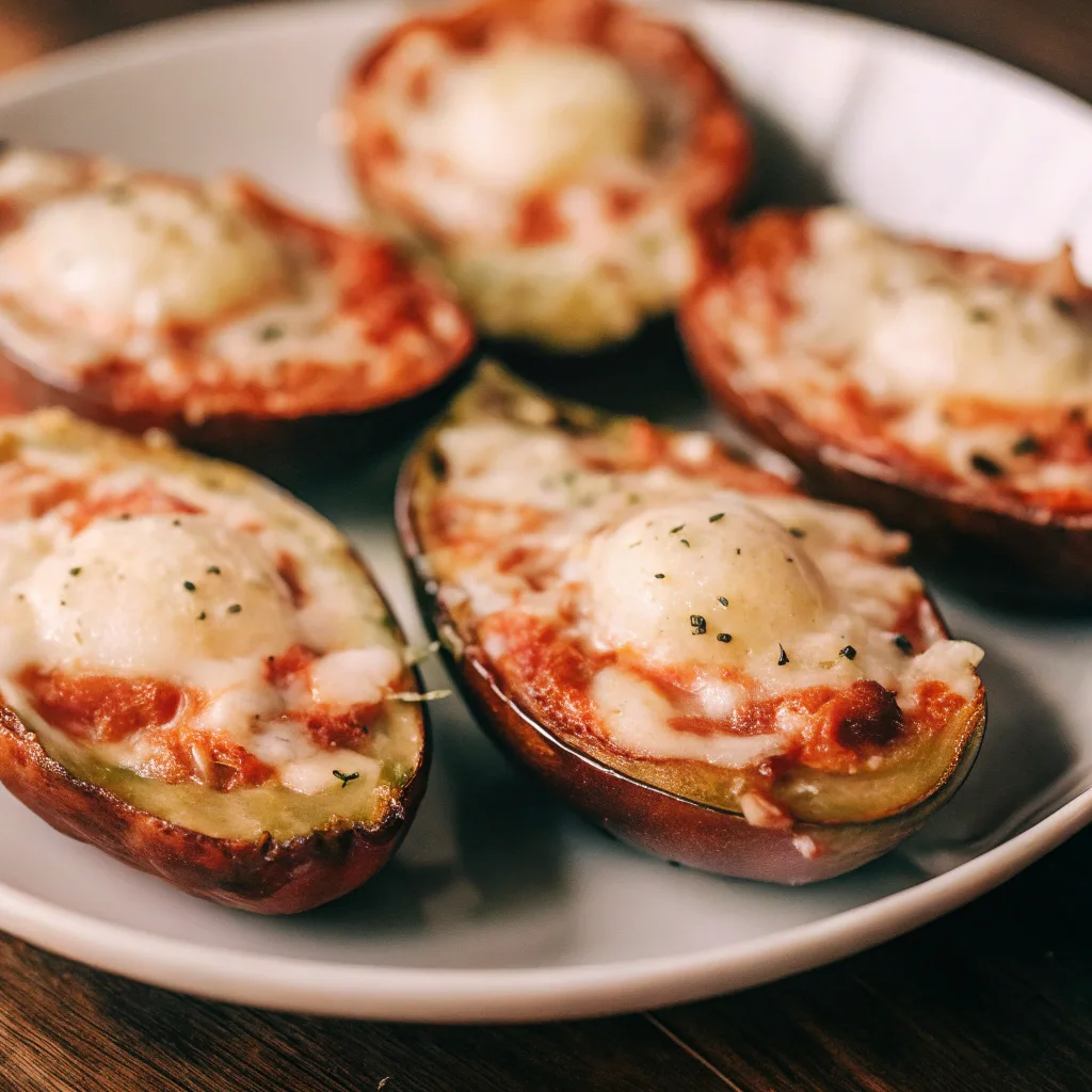 Cheesy Egg-Stuffed Avocado Boats
