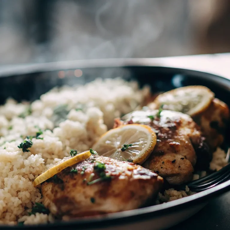 Greek Lemon Chicken with Herbed Couccous