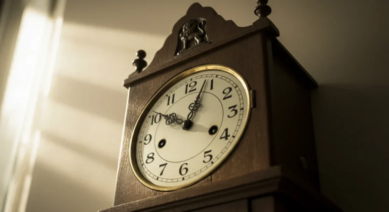 A clock counting down until it's time to eat.