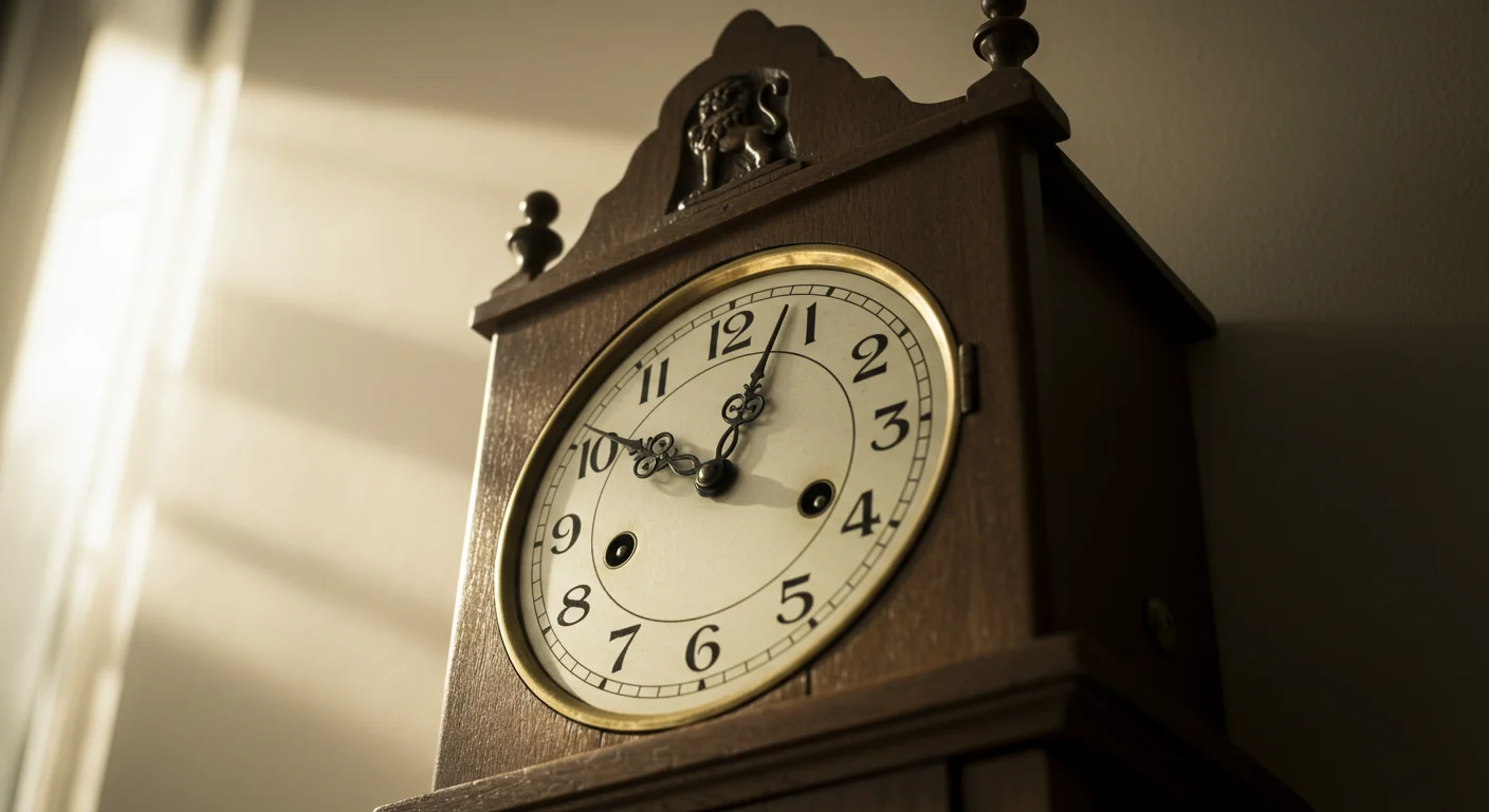 A clock counting down until it's time to eat.
