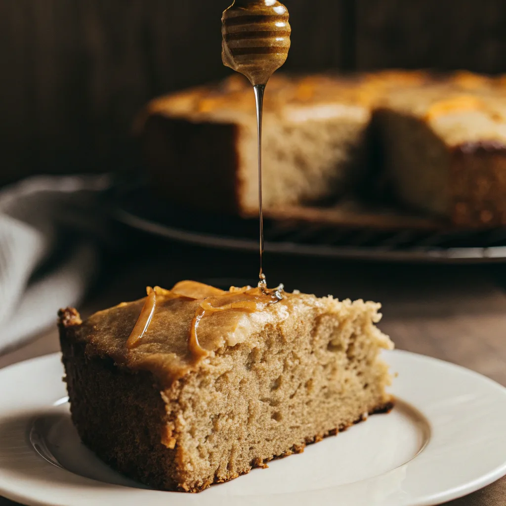 Orange Olive Oil Cake with Honey drizzle