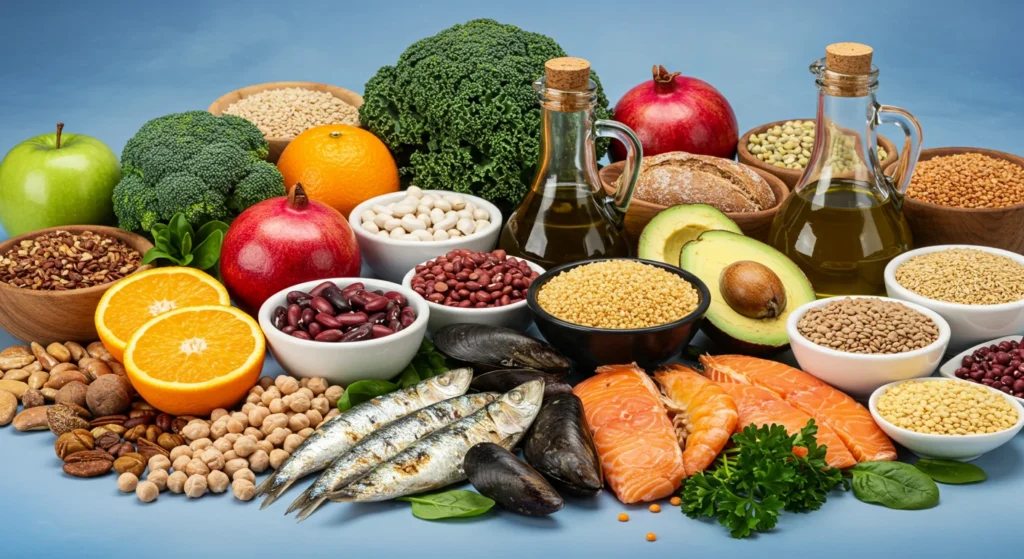 Foods found on the Mediterranean diet