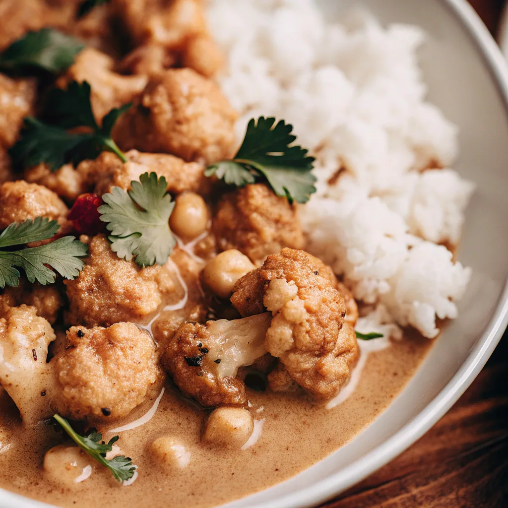 Vegan Cauliflower Coconut Chickpea Curry