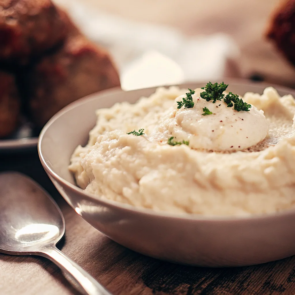 Cauliflower Mashed "Potatoes"
