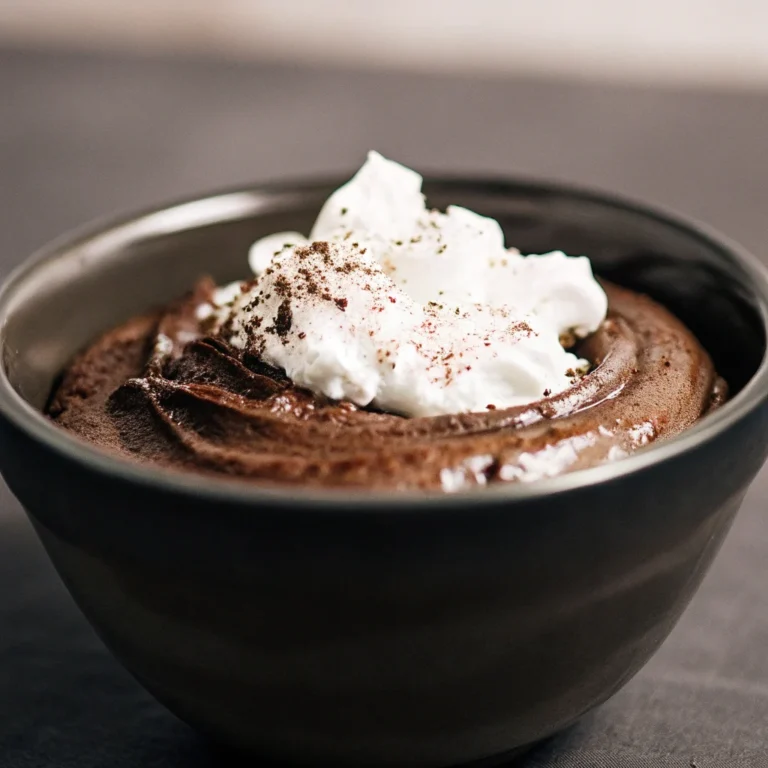 Chocolate Avocado Mousse