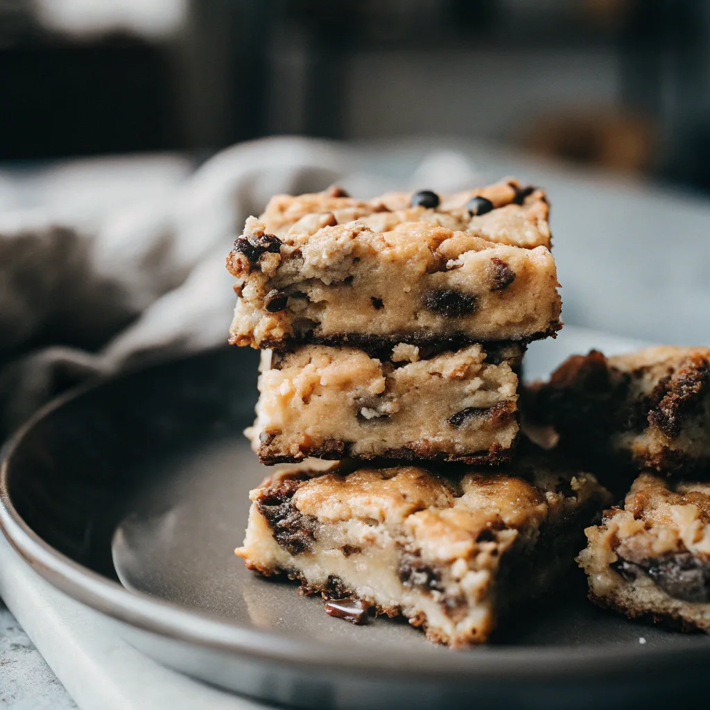 Keto Chocolate Chip Cheesecake Bars