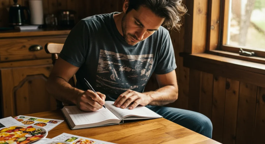 Track your eating or just plan your meals with a food journal