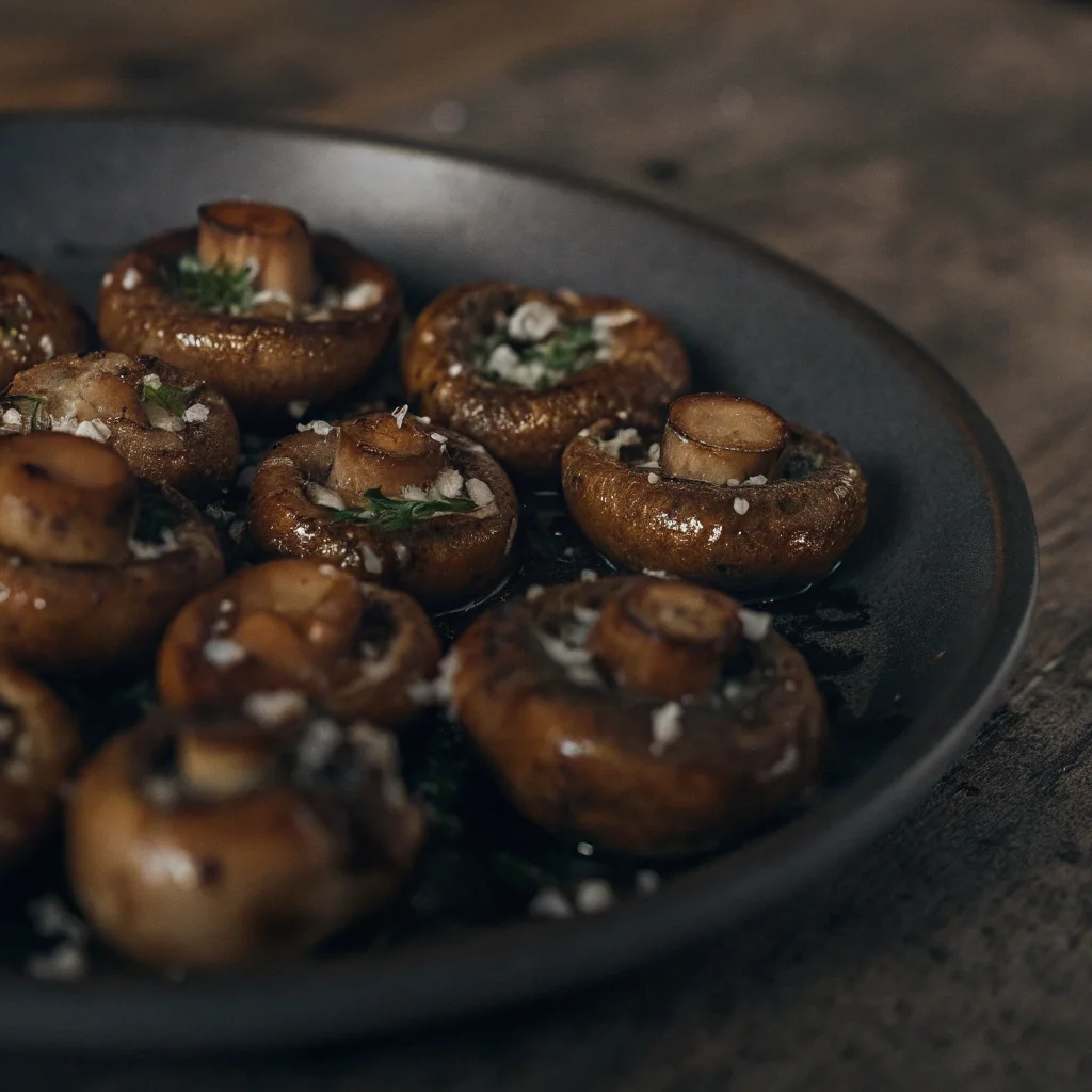 Garlic Butter Mushrooms with Thyme and Sea Salt