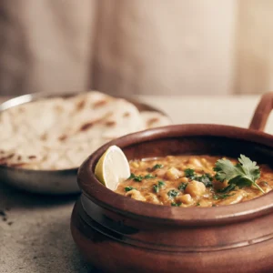 Indian Inspired Chickpea and Spinach Curry