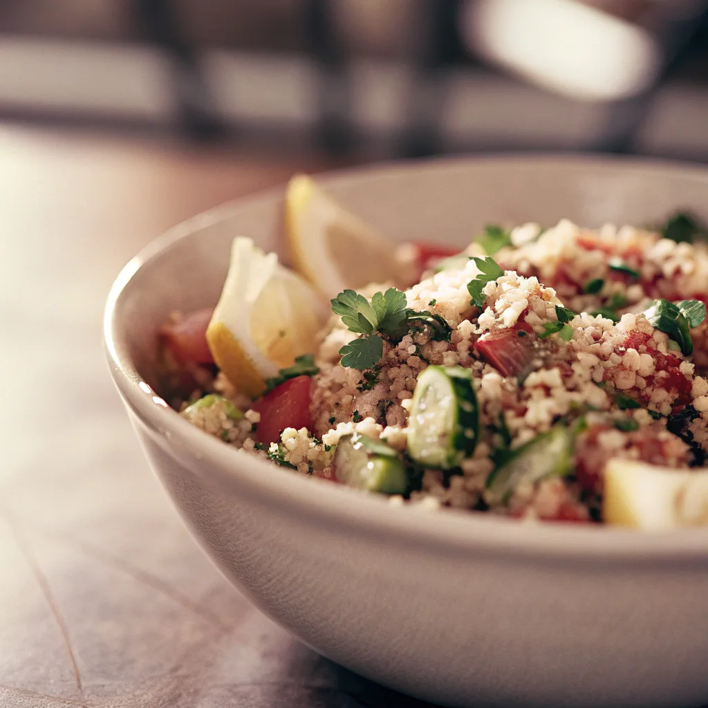 Lemon Herb Quinoa Tabbouleh