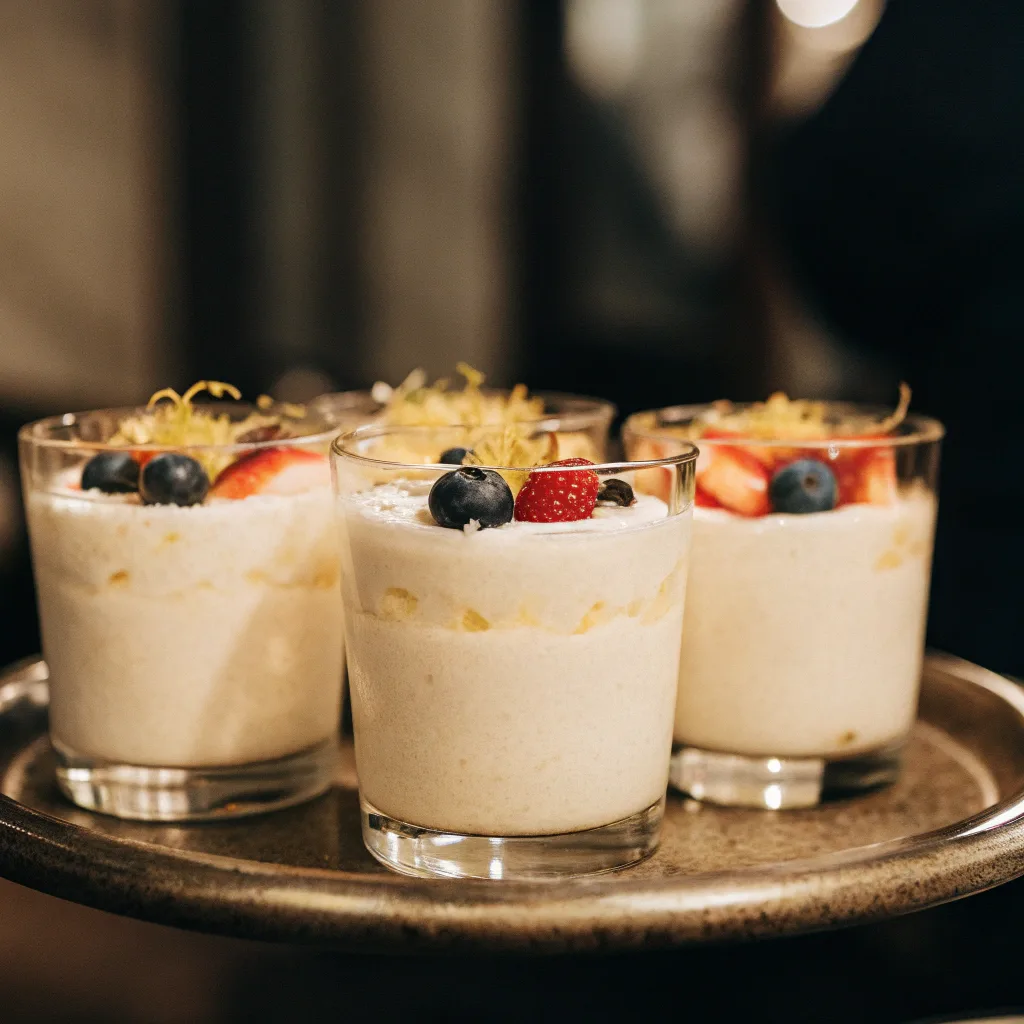 Lemon Ricotta Parfaits with Fresh Berries