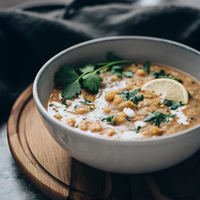 Lentil and Spinach Coconut Curry