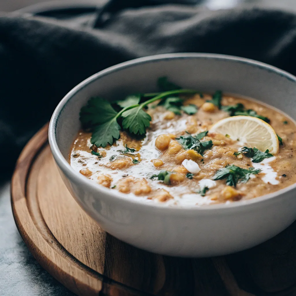 Lentil and Spinach Coconut Curry